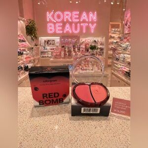 Colorgram Red Bomb Tintin Dory Duo Blusher - Red Heart Duo #123 & #130
